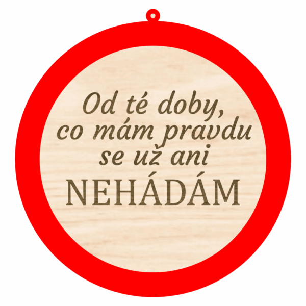 Dopravní cedule – Nehádám se