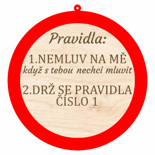 Dopravní cedule – Nemluv na mě