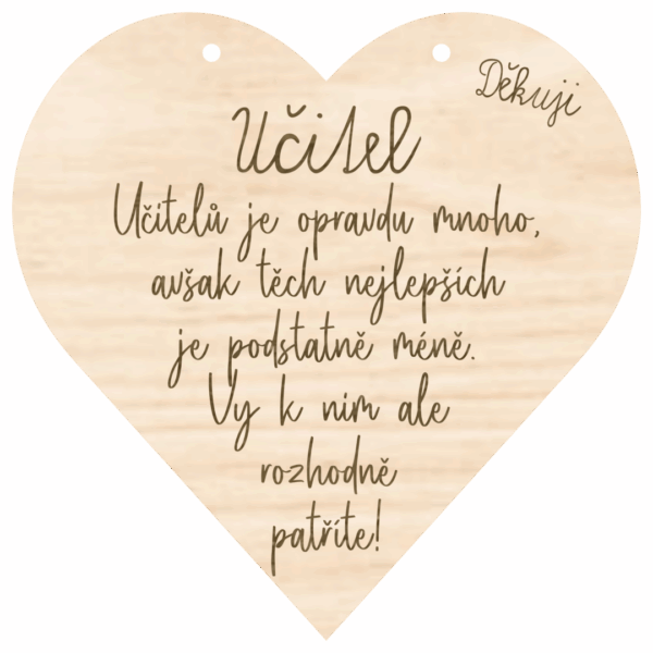 Srdce – Učitel