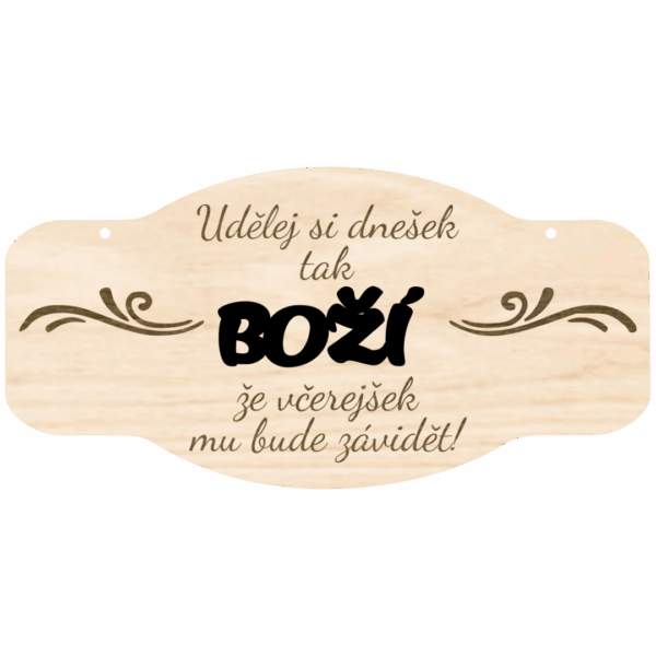 Cedulka s citátem – Dnešek