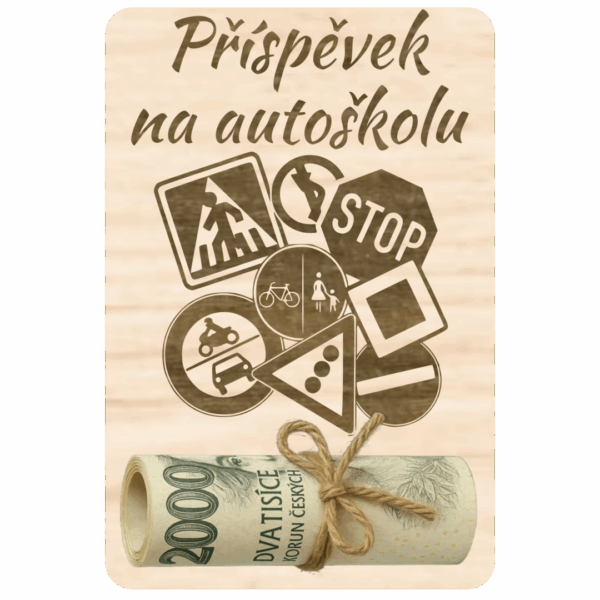 Destička na peníze – Autoškola