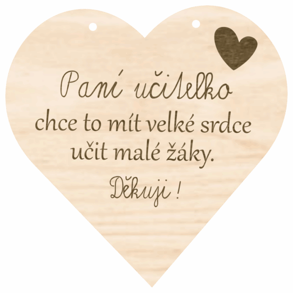 Srdce – Paní učitelko